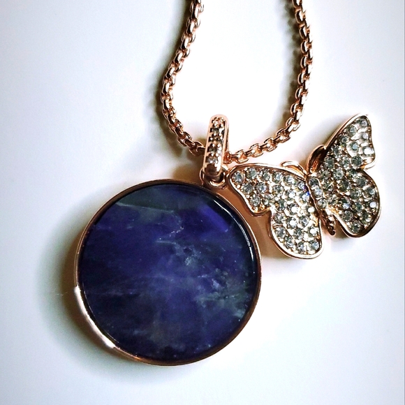 14k Flash Gold Precious Stone and Crystal Ecrusted - Picture 1 of 3